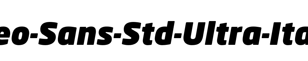 Neo-Sans-Std-Ultra-Italic