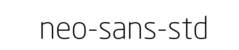 Neo Sans Std