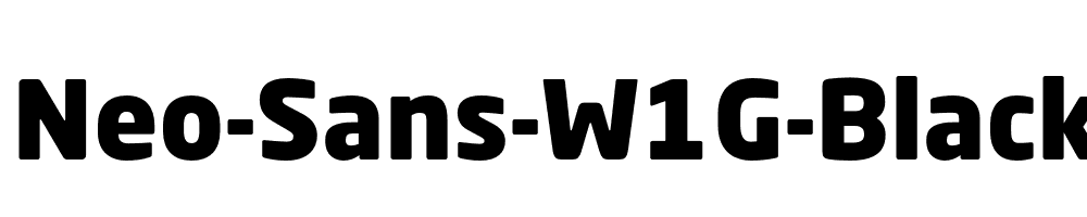 Neo-Sans-W1G-Black