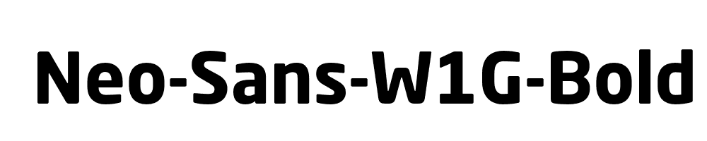 Neo-Sans-W1G-Bold