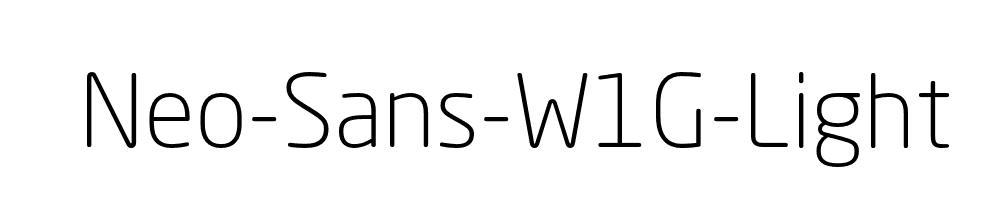 Neo-Sans-W1G-Light