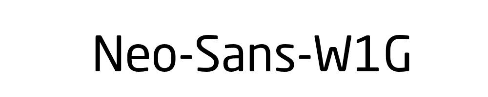 Neo-Sans-W1G