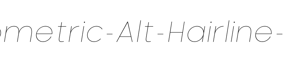 Neometric-Alt-Hairline-Italic