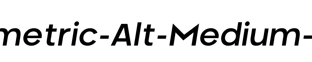 Neometric-Alt-Medium-Italic