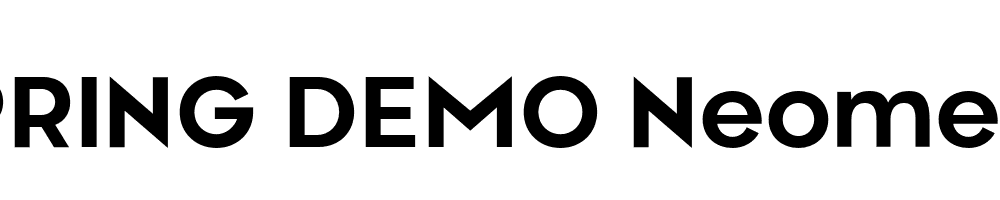  DEMO Neometric Bold