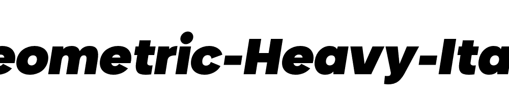 Neometric-Heavy-Italic