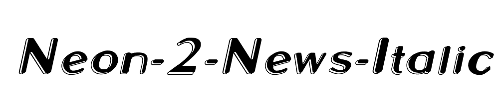 Neon-2-News-Italic