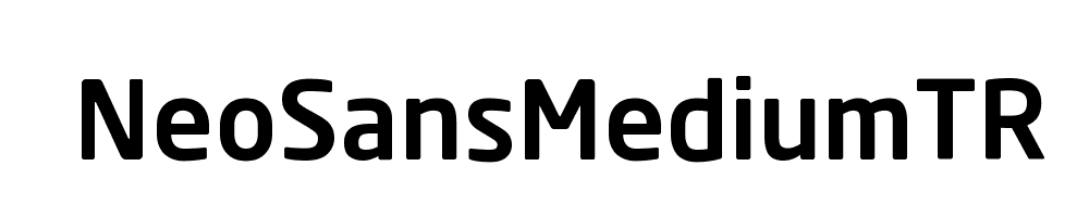 NeoSansMediumTR