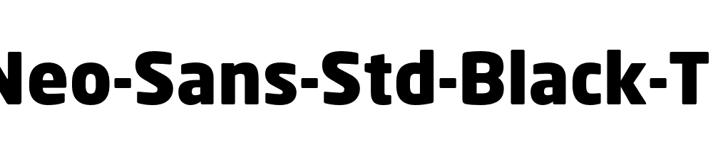 Neo-Sans-Std-Black-TR