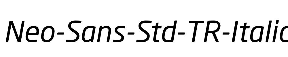 Neo-Sans-Std-TR-Italic