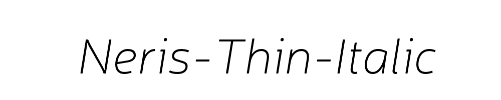 Neris-Thin-Italic