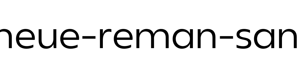 Neue Reman Sans