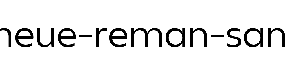 Neue Reman Sans