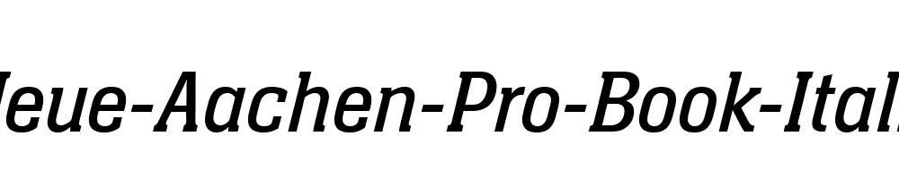 Neue-Aachen-Pro-Book-Italic