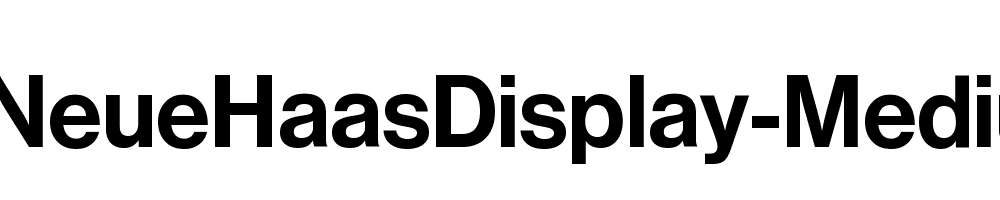 NeueHaasDisplay-Mediu