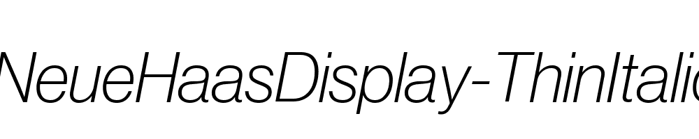 NeueHaasDisplay-ThinItalic