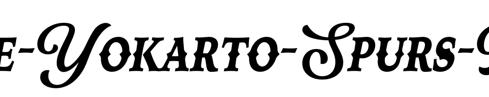 Neue-Yokarto-Spurs-Italic