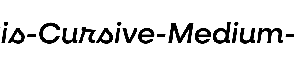 Neulis-Cursive-Medium-Italic