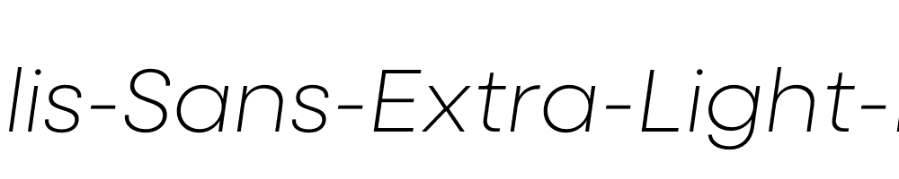 Neulis-Sans-Extra-Light-Italic