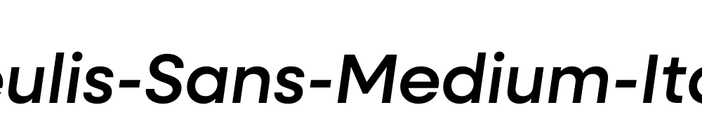 Neulis-Sans-Medium-Italic