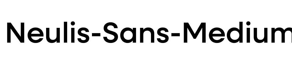 Neulis-Sans-Medium