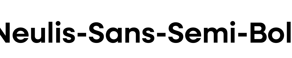 Neulis-Sans-Semi-Bold