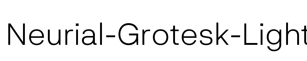 Neurial-Grotesk-Light