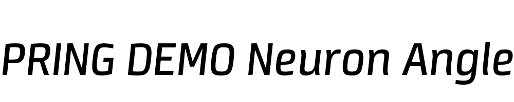  DEMO Neuron Angled Italic