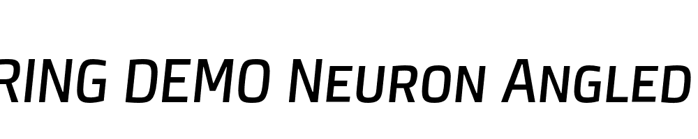  DEMO Neuron Angled SC Italic