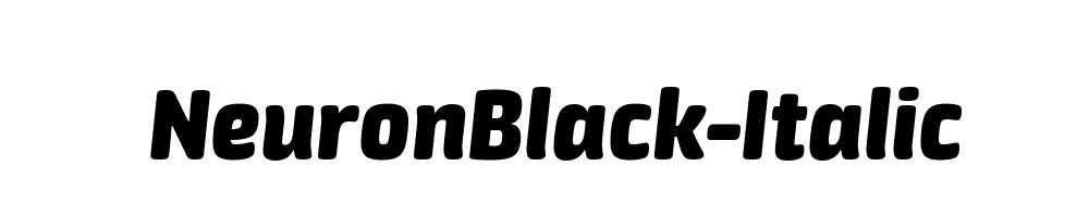 NeuronBlack-Italic