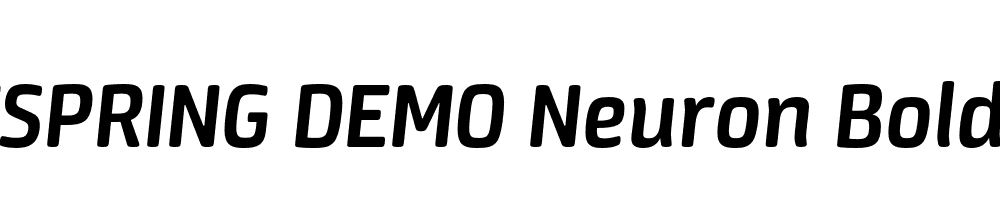  DEMO Neuron Bold Italic