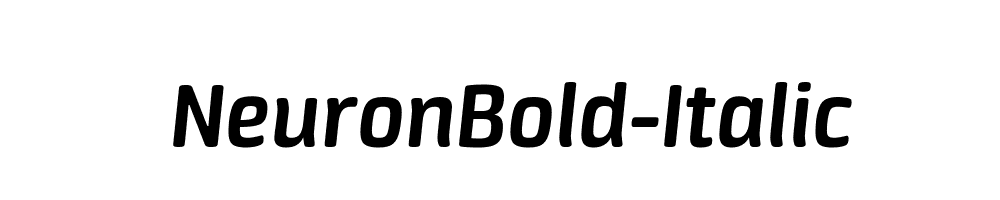 NeuronBold-Italic