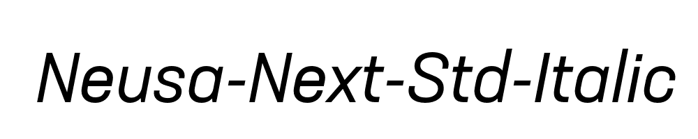 Neusa-Next-Std-Italic