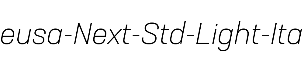 Neusa-Next-Std-Light-Italic