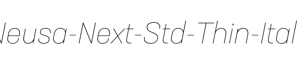 Neusa-Next-Std-Thin-Italic