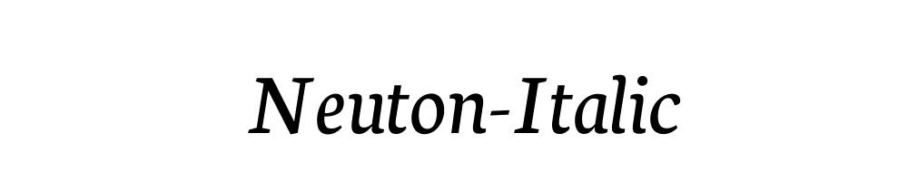 Neuton-Italic