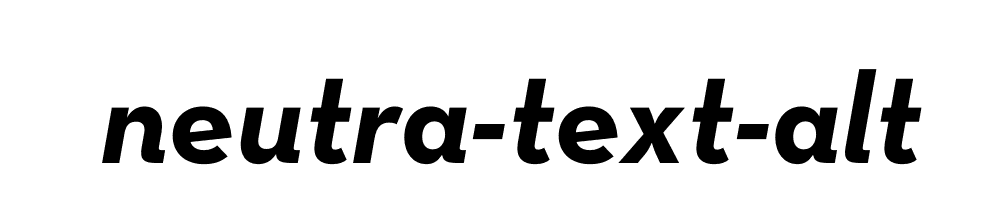 Neutra Text Alt