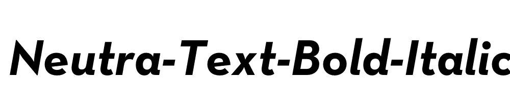 Neutra-Text-Bold-Italic