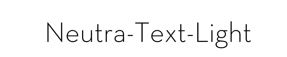 Neutra-Text-Light