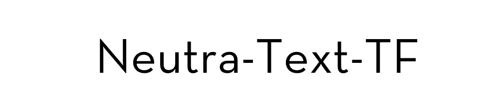 Neutra-Text-TF