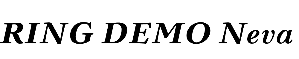  DEMO Neva Bold Italic