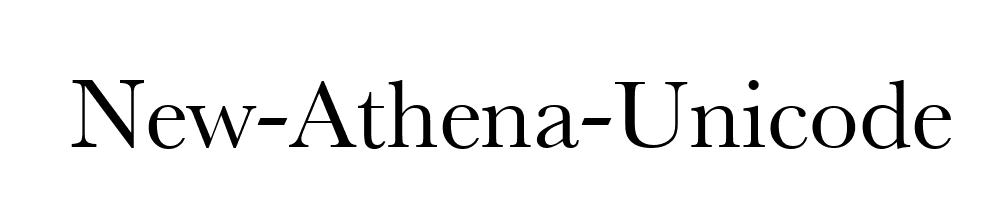 New-Athena-Unicode