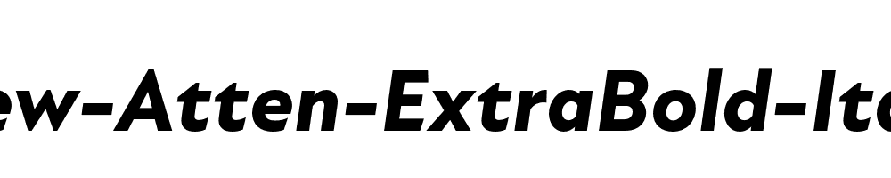 New-Atten-ExtraBold-Italic