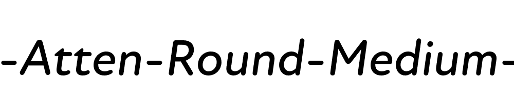 New-Atten-Round-Medium-Italic