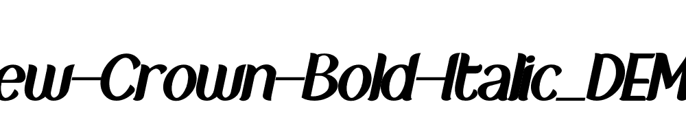 New-Crown-Bold-Italic_DEMO