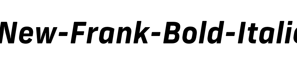 New-Frank-Bold-Italic