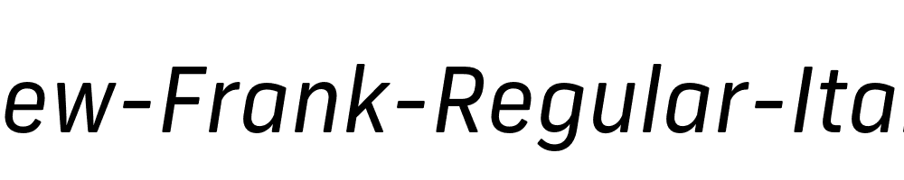 New-Frank-Regular-Italic