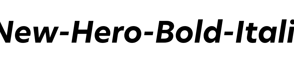 New-Hero-Bold-Italic