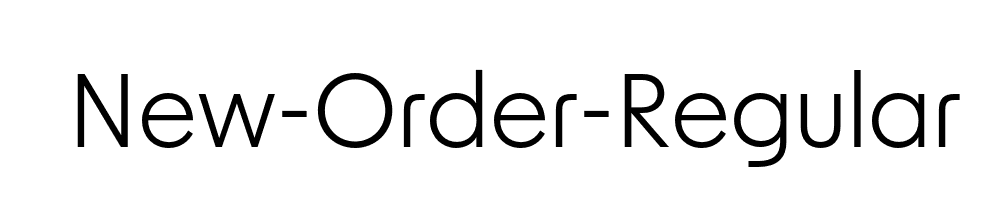 New-Order-Regular