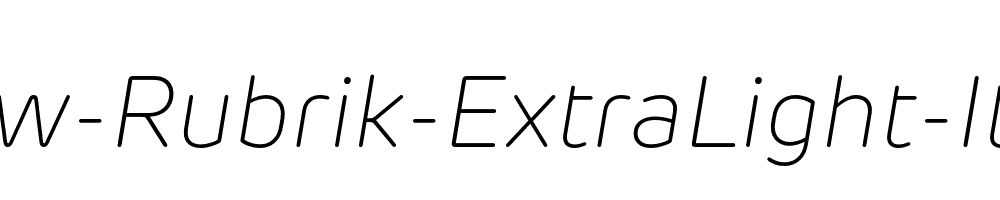 New-Rubrik-ExtraLight-Italic